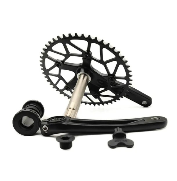 Hvad er fordelene ved AL6061-T6 legering i Folding Bike Single Chainwheel & Crank Set sammenlignet med andre legeringsmaterialer med hensyn til holdbarhed og vægt?